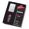 Zippo Satin Chrome Gift Set